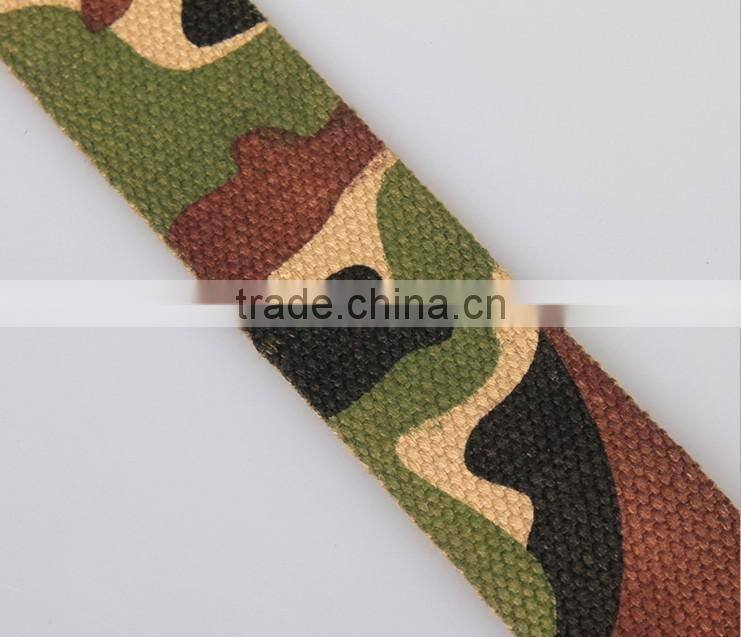 Cotton polyester beads pattern camouflage jacquard webbing