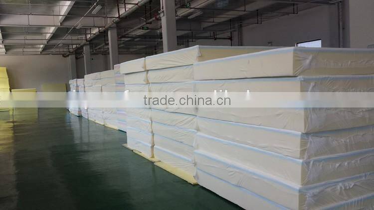 Anti bedsore gel memory foam latex mattress roll up in to a box