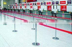 Retractable Belt Stanchion with A4 Advertising Board