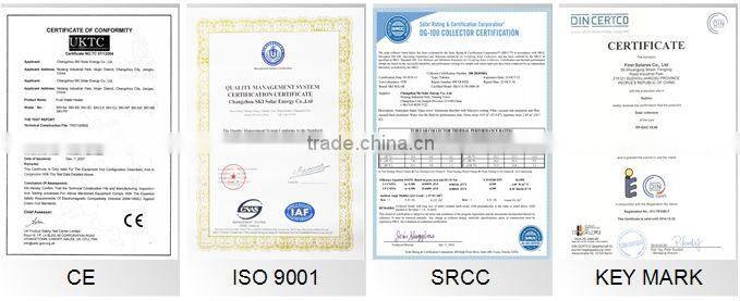 water storage tank:split porcelain enamel copper coil water tank