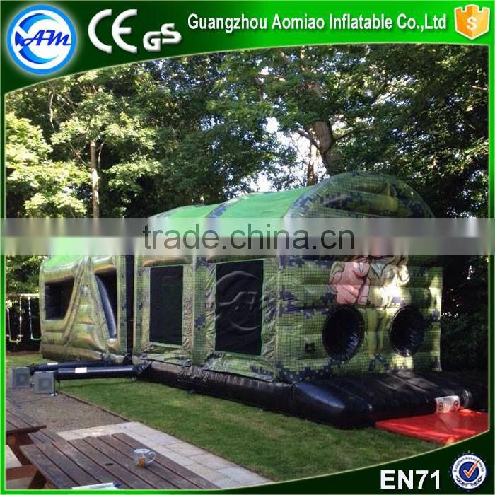 New design high quality boot camp inflatable turbo rush obstacle course adult inflatable obstacle course