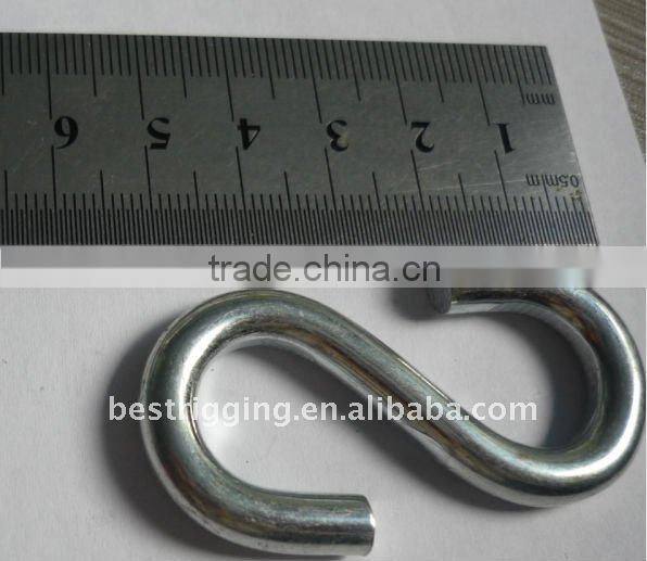 Hot sale stainless steel AISI 304 /316 S hook (40mm long) u shpaed ,S shaped & meat hook.