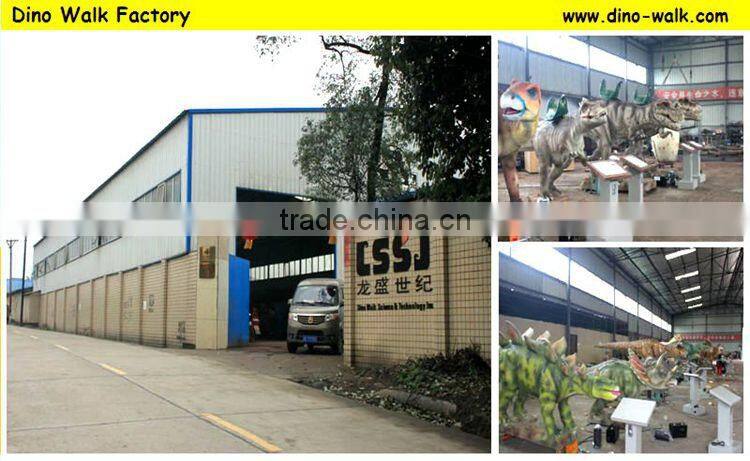 Electronic Game Mechanical Walking Dinosaur Silicon Toy Ride