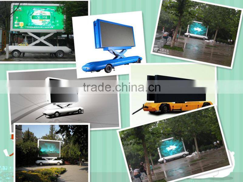 wholesale mobile led display module/wireless control car moving display module