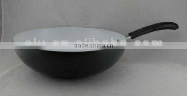 Aluminum Non-stick Deep Egg Pizza Pressed Ceramic Coating Frying Wok Pan Cookware Set