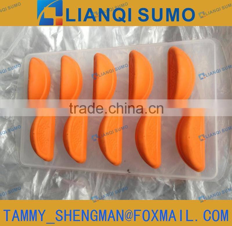 LFGB/FDA Food Grade plastic ice cube mould with orange fruit shape