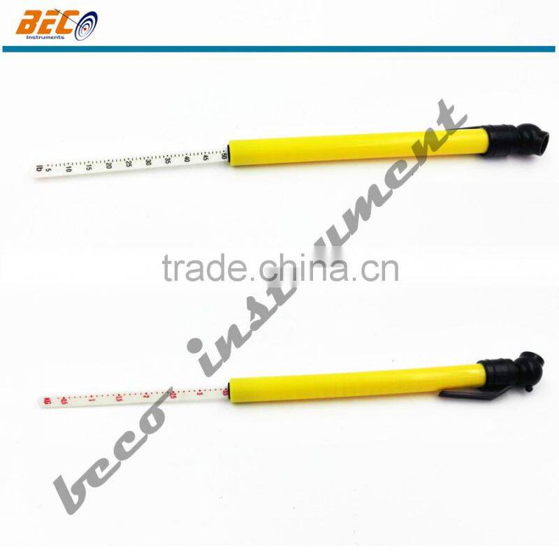 (BTY01) six color selectable plastic material cheap cars pen type tyre manometer pressure gauge meter