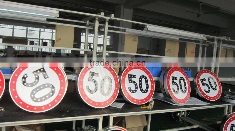 Road traffic safety resonable price safety solar traffic sign(in stock)