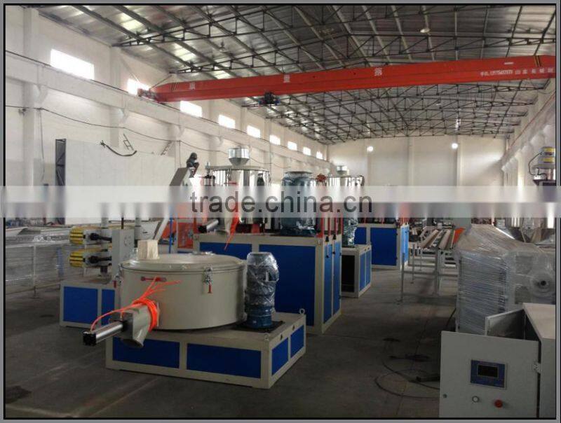 High quality plastic pvc pipe extrusion making machine price