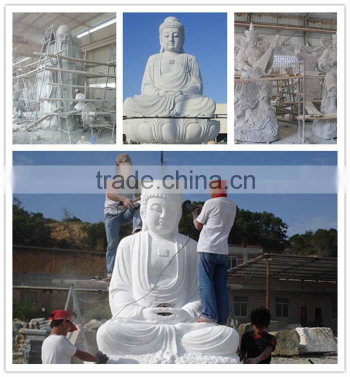 Antique Carved Yellow sandstone Buddha Statues