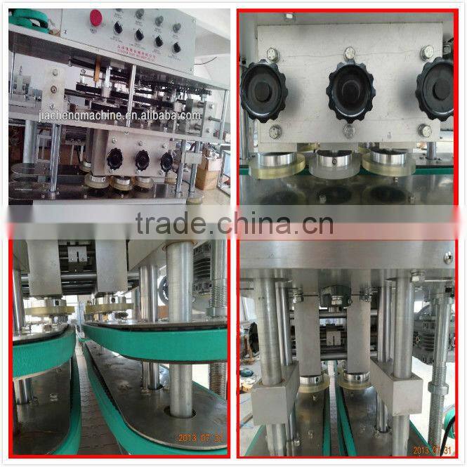 screw capping machine for plastic jars from capper manufacturer jiacheng factory