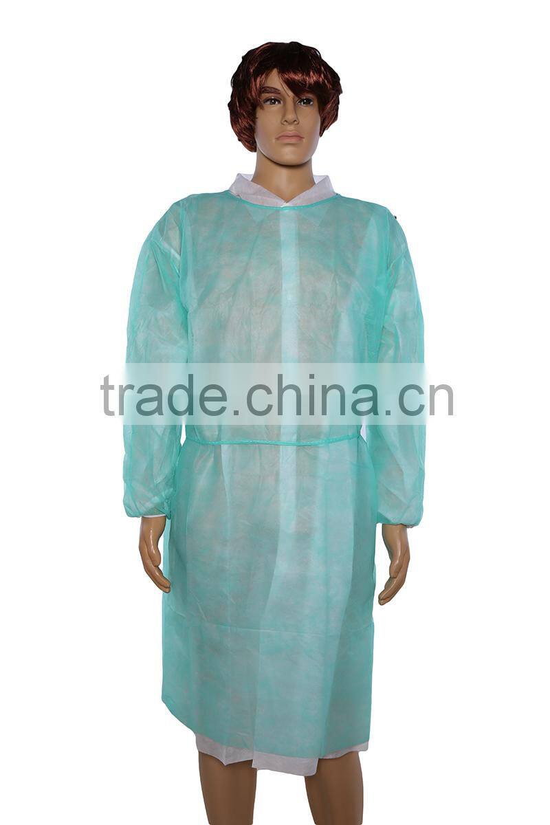 disposable non woven green face mask with earloops