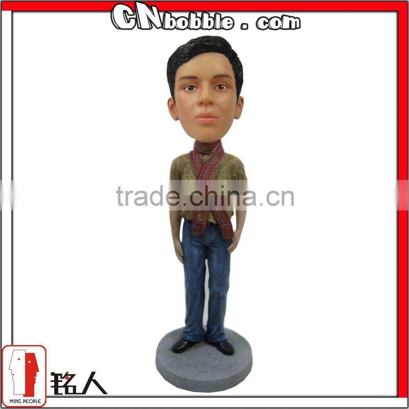 Custom Male Bobble Head as Christmas Gift