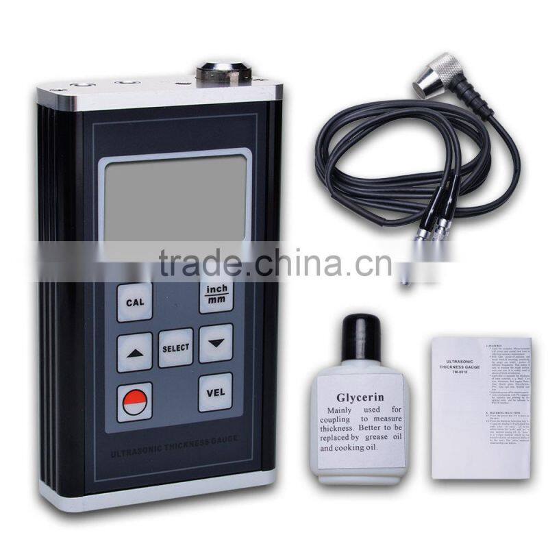 Digital Gauge TM8818 Velocity LSI Non Metal 0.9~400mm Ultrasonic Thickness Meter