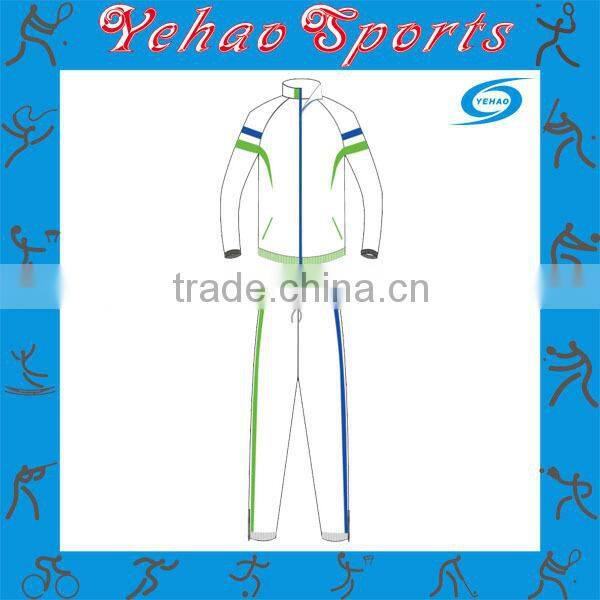 good looking track suits with sublimation sportswear from guangzhou