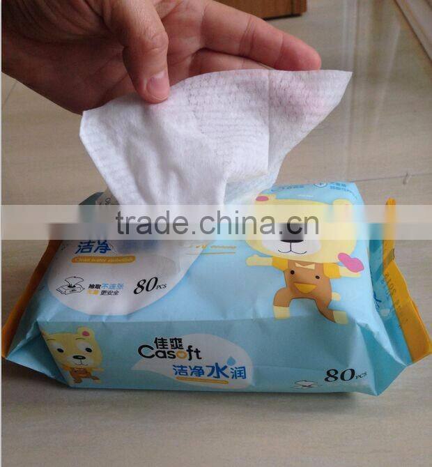 Baby face cleansing wet wipes/cleansing face wipes/OEM manufacturer China
