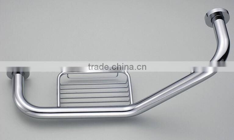 Bathroom Grab Bar with Soap shelves Bathroom Grab Bar Support, Shower Grab Bar Handle, chrome