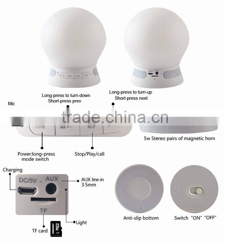 Factory Price Portable rechargeable speaker,professional speaker,portable speaker smart magic lamp