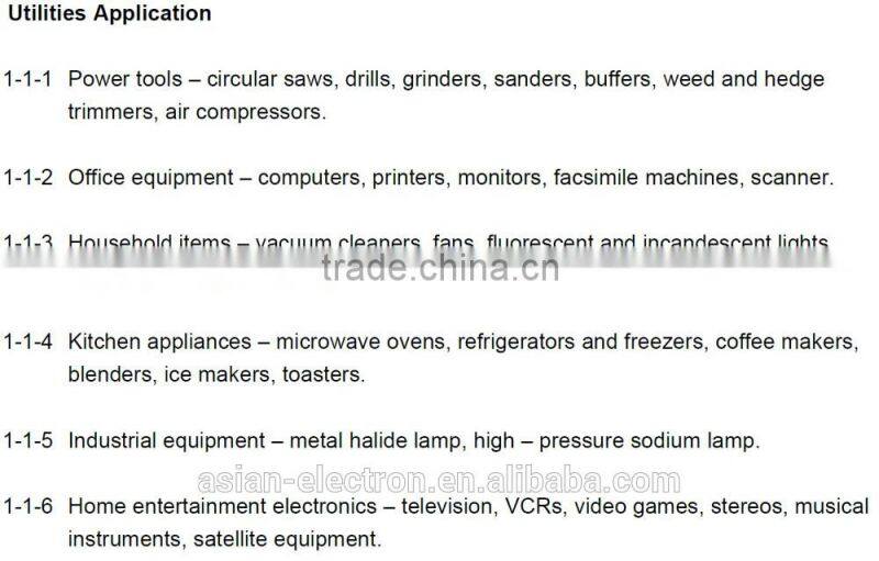 1000W power inverter with 100~120VAC or 200~240VAC output CE LVD FCC Class B