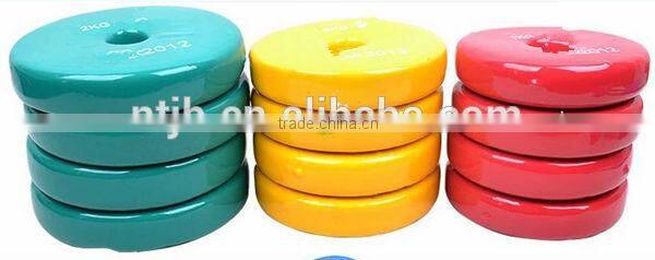 2015 Color vinyl dipped dumbbell Gym Free weights