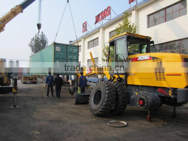 XCMG GR165 motor grader 165HP grader with origional American engine and ZF transmission