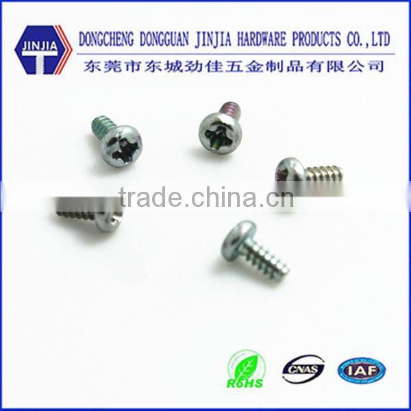 m1.7*4 tiny harden screws colored miniature hardened steel screw