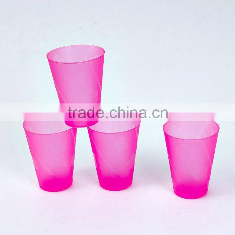 BPA free Disposable Plastic Cup,Cheap Custom Logo Plastic Disposable Cup