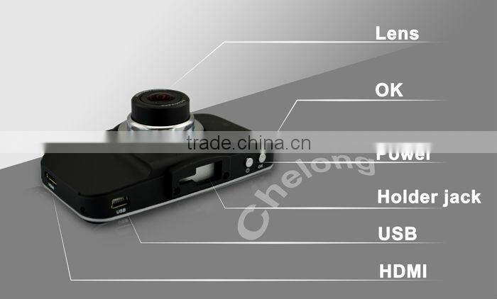 EH CPU Ambarella A7 3 inch 16:9 1080p in car hd car dvr camera