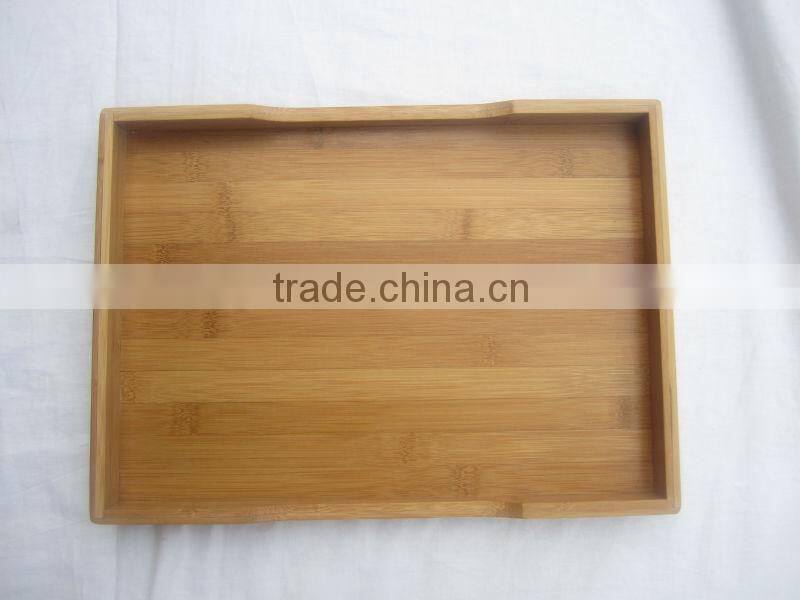 bamboo food cutlery tray for kitchen cooking tools