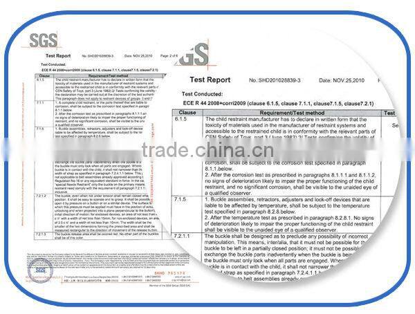 Luxury Design Safety Baby Car Seat with ECER44/04 approval