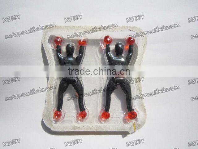 Hotsale sticky gummy spider-man toy wall climbing spiderman toys baby boy toy spiderman figure Chrismats Gifts 2pcs/blister card