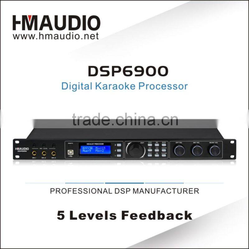 DSP6900 Hot Sales Karaoke Effect Processor 2 Microphone control