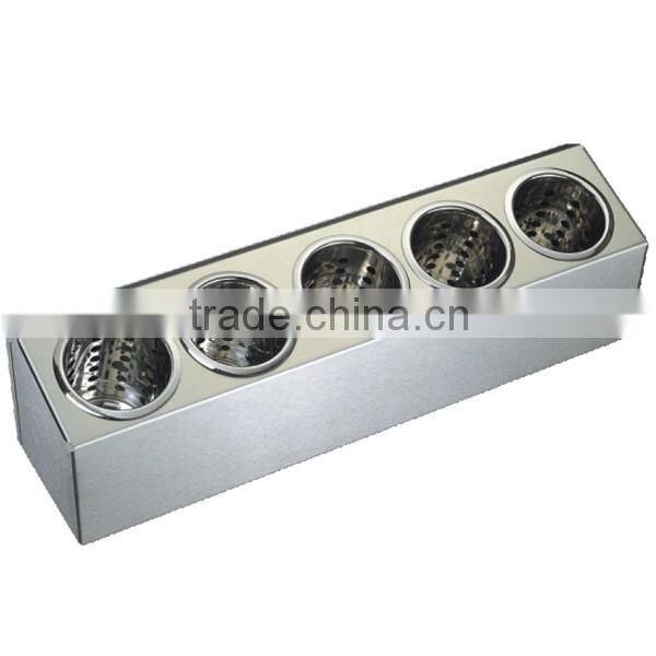 Kitchen organizer fork & knife stainless steel cutlery table holder
