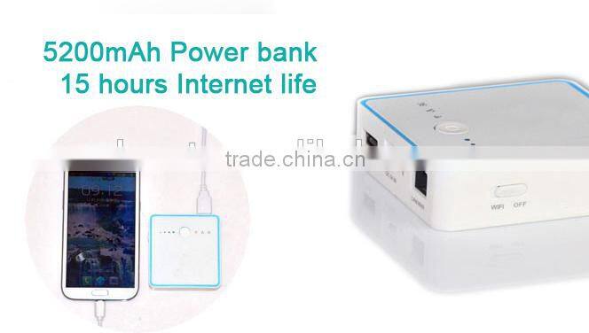 Mini 3G Wifi Router with Batery Power Bank G6