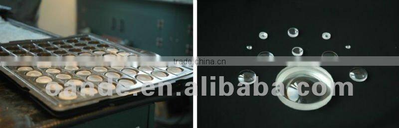 Convex aspheric optical glass K9