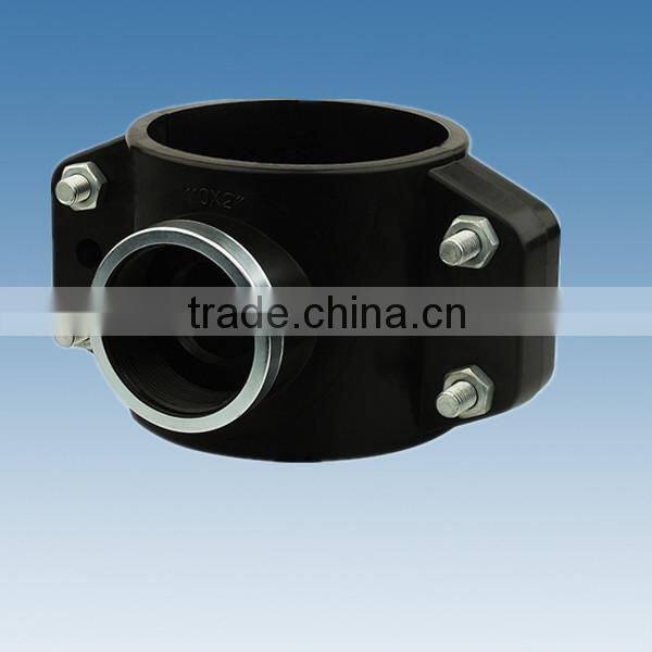PN16 PP pipe Clamp saddle compression fitting for irrigation