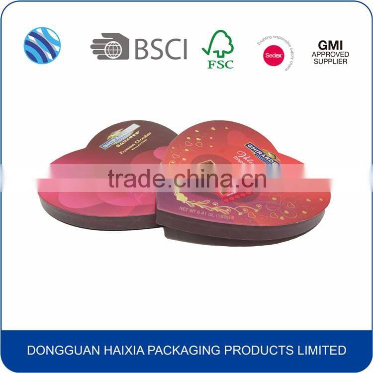 Luxury Design Custom Decorative Cardboard Chocolate Gift Box