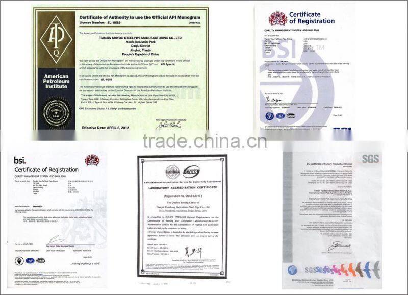 galvanized malleable iron pipe fitting with API ISO certification