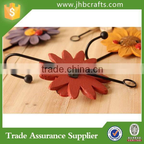 Custom Wholesale Resin Flower Hook Home Decoration