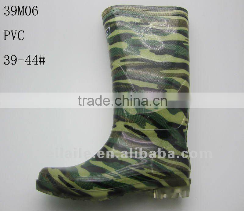 pvc rain shoes fashion for men