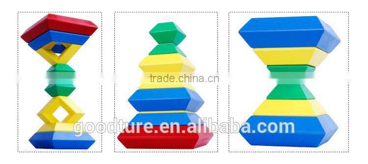 Wooden Magic Tower Intelligent Stacking Bricks