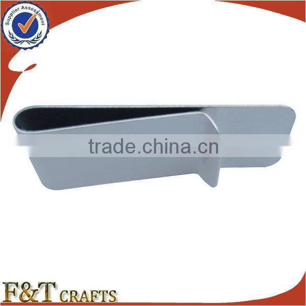 hot sales metal blank stainless steel money clip with laser engraved logo