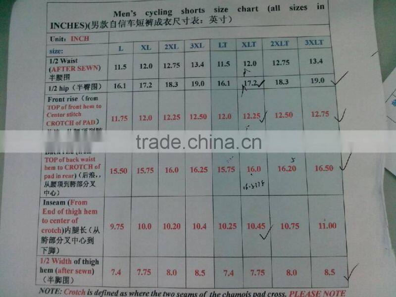 Breathable contemporary cycling clothing bib shorts