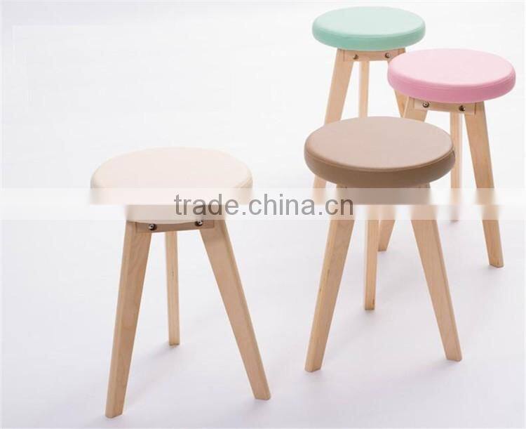 2016 New style Wood pu High foot Bar chair Y400