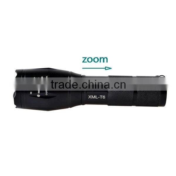 G700 2000 Lumens LED Torch XM-L T6 Adjustable Focus Flashlight With SOS