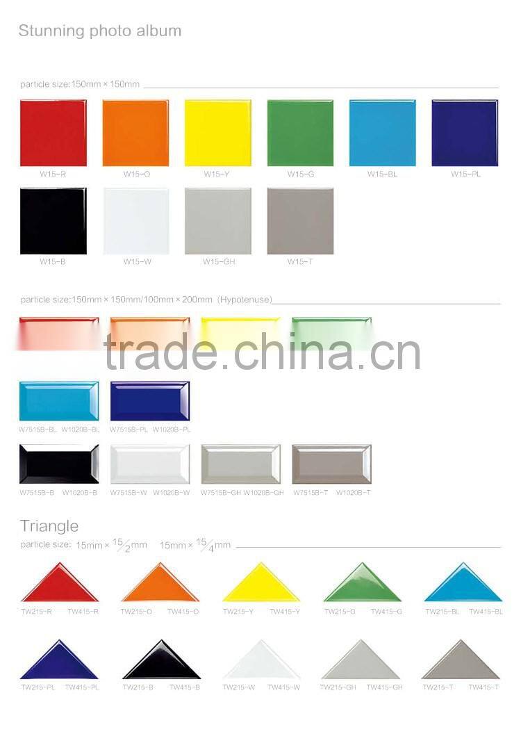 100x200 China bevel edge wall tile, glossy bathroom faux brick ceramic tiles