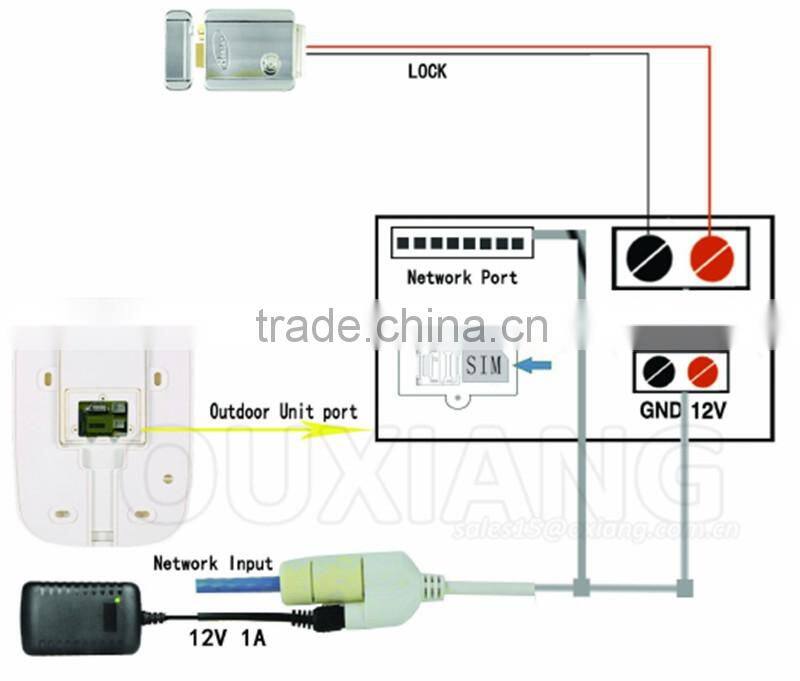 720P PIR Motion Sensor WiFi Visual Intercom Doorbell with IR Night Vision