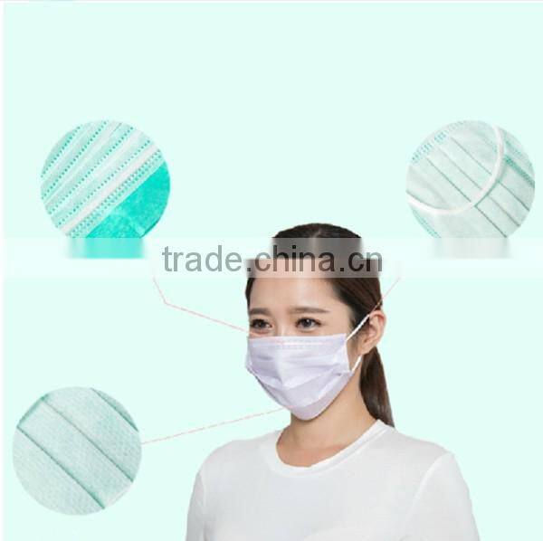 Manufacture disposable face mask with shield