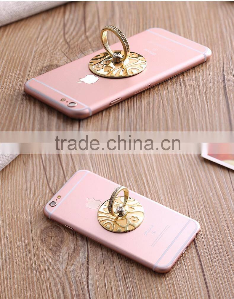 Fashion 360 Degree Metal Finger Ring Mobile Phone Smartphone Stand Holder For iPhone Samsung Smart Phone GPS MP3 Car Mount Stand