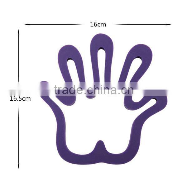 hand shapped customed silicone baby play mat